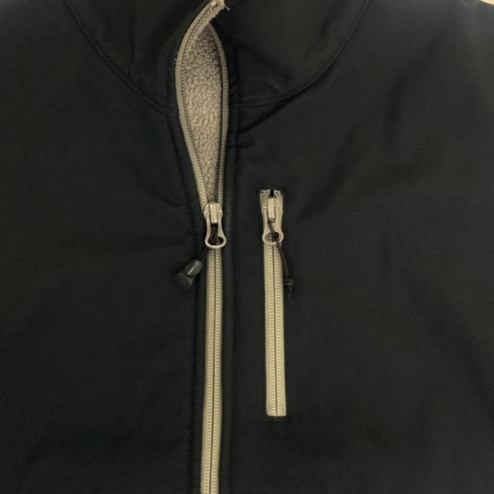 Merrell Fleece Zip Up Outdoor Jacket Grey Black Women’s Size Small - Picture 2 of 9